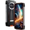 UleFone Rugged Smartphone Blackview BV8200 4G G100 12GB 256GB 8800-45W A14, Watch Display, Flashlight, Black w Orange [No Charge