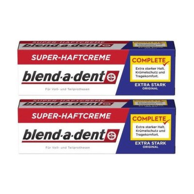 Blend-a-dent Extra Strong Original complete fixačný krém 2x47 g