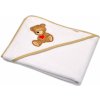 Baby Nellys Froté Osuška S Kapucňou 100x100 Cm Sweet Teddy