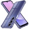 Techsuit - Shockproof Clear Silicone obal pre Samsung Galaxy A15 4G / A15 5G - dymovo čierny