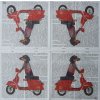 Ubrousky 33 x 33 cm Pes na motorce ODBĚRNÁ MÍSTA SK od 107.1e ZDARMA