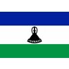 Lesotho vlajka - 30 x 45 cm - tunel, karabína