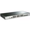 D-Link DGS-1510-28P 28-portový gigabitový stohovateľný SmartPro PoE switch, 24x gigabitový RJ45, 2x 10G SFP+ port, 2x S