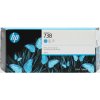 HP 738 azurová inkoustová kazeta (300ml), 676M6A (676M6A)