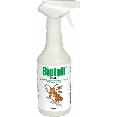 Insekticid Biotoll® Faracid+, na mravce, faraóny, 500 ml