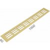 MPkovania SRL ALFA 150 x 800 mm Zlatý elox – cena za ks