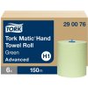 TORK Matic H1, dvojvrstvové, zelené, 6 x 150 m