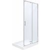 Roca Town-N sprchové dvere 120 cm posuvné chróm lesklá/priehľadné sklo AMP2812012M