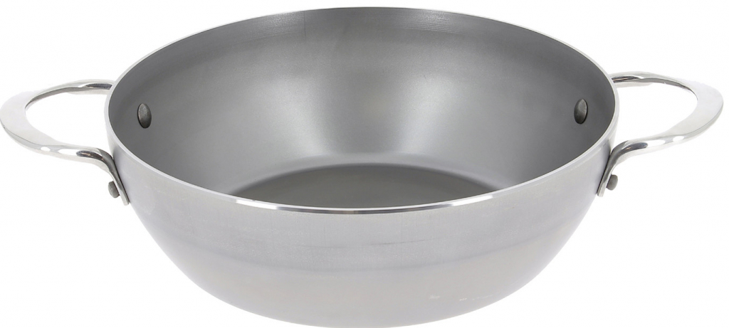 De Buyer Mineral B panvica s hlbokými stenami (32 cm) – ideálna na varenie chutných a zdravých jedál s minerálnym povrchom.
