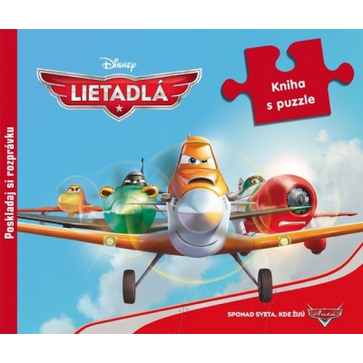 Lietadlá kniha s puzzle
