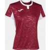 Joma Dámsky dres TOLETUM II T-SHIRT BURGUNDY-WHITE S/S Veľkosť: XS