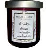 Srdce & Domov Sladká čerešňová sójová sviečka s názvom Anna 110 g