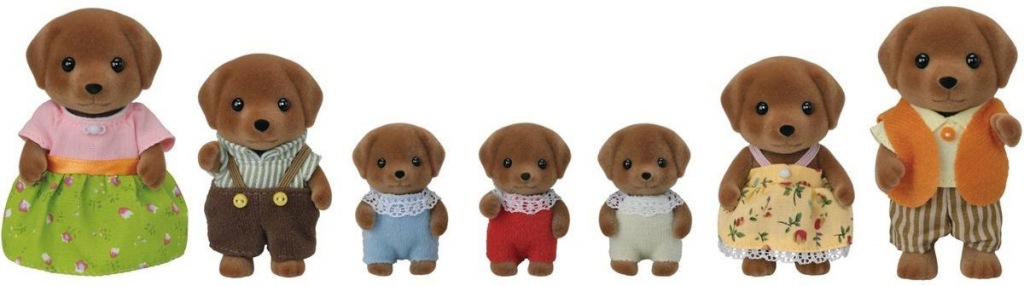 Sylvanian family Rodina Chocolate labradorov