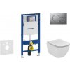 Geberit Duofix - Set predstenovej inštalácie, klozetu a dosky Ideal Standard Tesi, tlačidla Sigma01, Aquablade, SoftClose, matný chróm 111.300.00.5 NU3