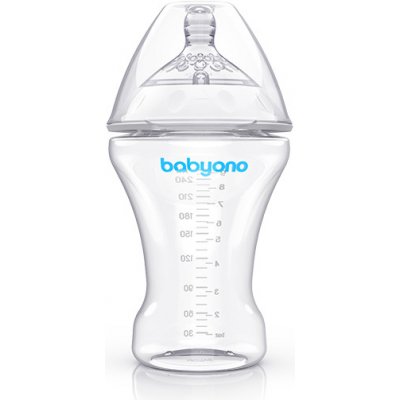 Baby Ono BABYONO Antikoliková fľaša Natural Nursing, 260 ml, 0 mes.+