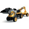 Smoby Traktor s bagrom a nakladačom Builder Max s vlekom na šliapanie
