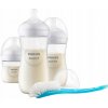 Avent Philips SCD837/12 sada 3 fľašiek Natural + kefka