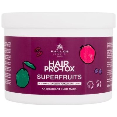 Kallos Cosmetics Hair Pro-Tox Superfruits Antioxidant Hair Mask posilňujúca maska na vlasy 500 ml pre ženy