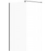 Cersanit Mille, sprchová zástena typu Walk-In 100x200 cm, 8mm číre sklo, čierny profil, S161-003