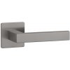 Dverové kovanie MP SH - KVADRAT - HR 1760 3SM (T PVD - Titan PVD), kľučka-kľučka, Bez spodnej rozety, MP Titan