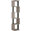 Livetastic NÁSTENNÁ KNIŽNICA, béžová, 35/161/30 cm - Regály - 000074005002
