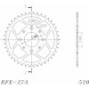 SUPERSPROX Reťazová rozeta SUPERSPROX RFE-273:45-BLK čierna 45T, 520