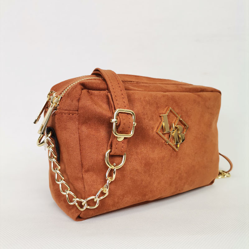 Laura Biaggi Semišová crossbody DX-JS-22-1-l.cognac