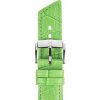 Remienok Hirsch Princess - svetlozelený - 12 mm - M – Stredná dĺžka - 10 mm - Strieborná + 5 rokov záruka a darček ZADARMO