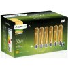 6X LED žiarovka E27 tuba T30 6W = 50W 2200K lumiled