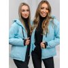 Blankytná modrá dámska športová zimná bunda Bolf HH012B