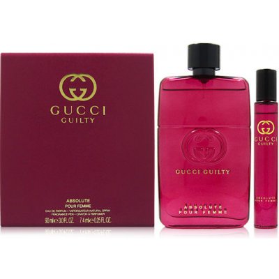 Gucci Guilty Absolute Pour Femme SET: Parfémovaná voda 90ml + Parfémovaná voda 7.4ml pre ženy
