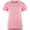 Dámske Tričko s krátkym rukávom CRAFT CORE ESSENCE LOGO TEE W 1911785-725000 – Ružová