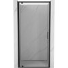 Mexen Exo, 1-krídlové sprchové dvere do otvoru 90 cm, 6mm číre sklo, čierny profil, 8181-090-000-70-00
