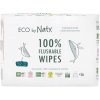 ECO vlhčené obrúsky Naty bez vône - splachovateľné - výhodné balenie (3 x 56 ks)