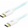 AlzaPower CompactCore USB-C to USB-C 2.0, 100 W, 1 m – svetlomodrý APW-CBTC2001CL