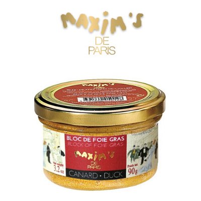 Maxim's Foie Gras kačacie v bloku sklo 90 g