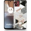 Picasee silikónový prehľadný obal pre Motorola Moto G32 - Light geometry
