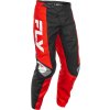 Kalhoty F-16, FLY RACING - USA 2025 (černá/červená/bílá, vel. 40)