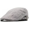 Pánska plochá bavlnená čiapka bekovka Jarmo Šedá