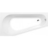 POLYSAN - PROJEKTA L asymetrická vaňa 160x80x44cm, biela 20111