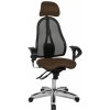 Topstar Topstar - obľúbená kancelárska stolička Sitness 45 - hnedá, plast + textil + kov