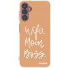 Picasee silikonový průhledný obal pro Samsung Galaxy A05s A057G - Boss Mama