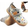 AMEKO BAREFOOT PIKO VESMÍR MÄKKÉ ŠKOLSKÉ PAPUČE CHLAPČENSKÉ ŠEDÉ R 27