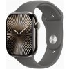 Apple Watch Series 10 GPS + Cellular 46mm Přírodní titan se skálově šedým sportovním řemínkem - S/M