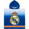 Real Madrid FC Detské plážové pončo Real Madrid, bavlna, modré, 55 × 110 cm