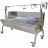 Profesionálny gril na prasiatka s bočnou doskou. Torzný motor 70 kg, rožeň 40 kg. Spodné ohnisko grilu na prasiatka, 152x58x98cm