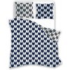 Faro Bavlnené obliečky Čistá bavlna 160x200 cm + 2x 70x80 cm biela/modrá