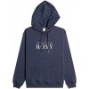 Dámska mikina Roxy, SURF STOKED HOODIE TERRY tmavo modrá,Biela S