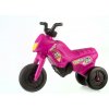Teddies Odrážadlo Enduro Yupee ružové malé plast výška sedadla 26cm nosnosť do 25kg 12m+