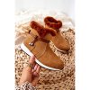 Detské snehule Big Star v hnedej farbe, BB374058BS CAMEL__16902-30 30
